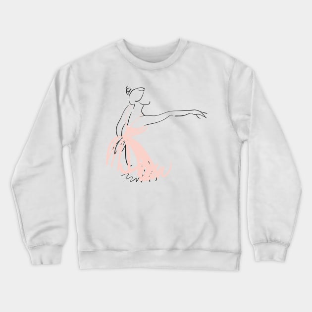 Ballet Beauty Crewneck Sweatshirt by GeneralDesignStudio